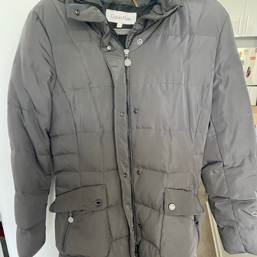 Calvin Klein long puffer coat - Picture 2 of 8